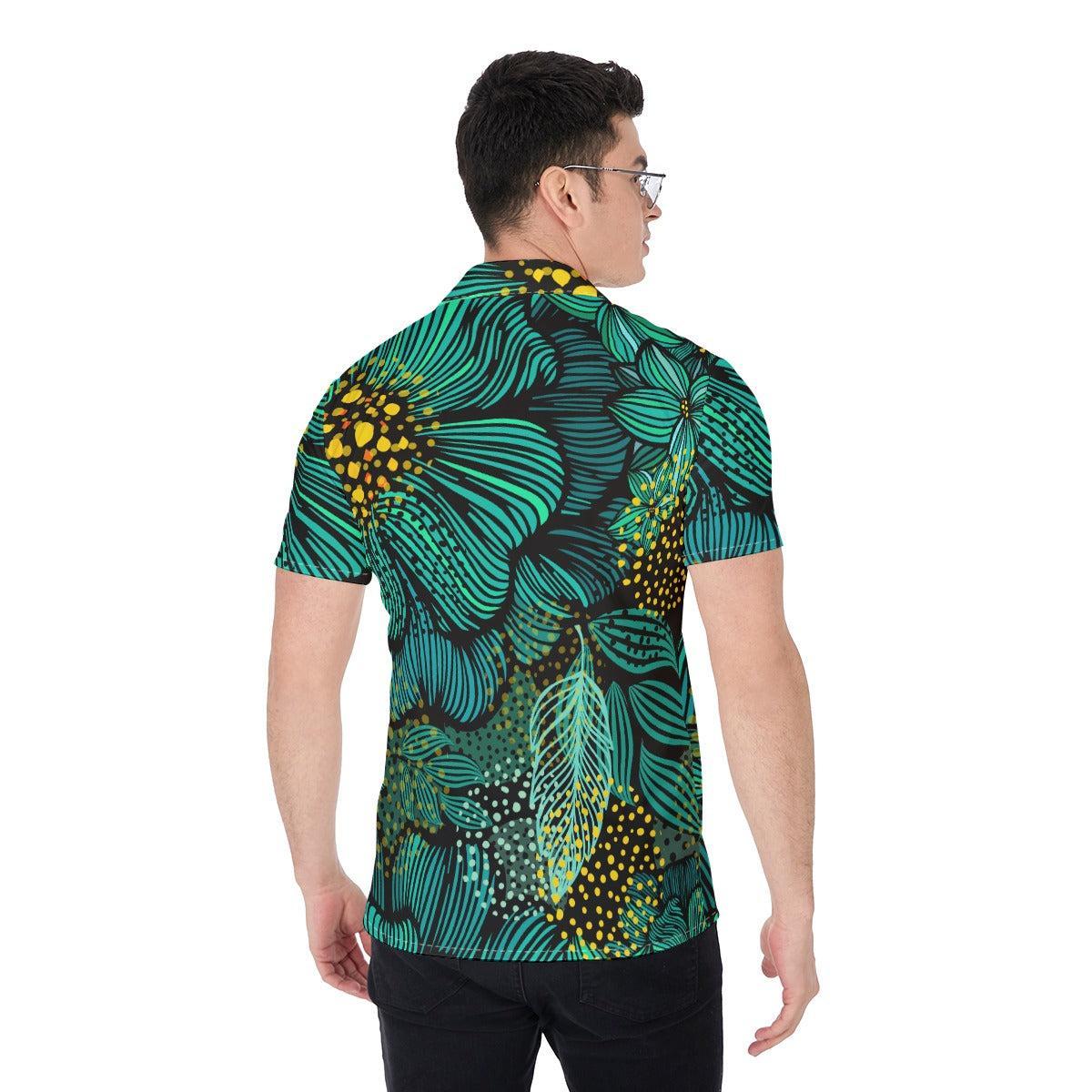 Turquoise (Button Shirt)-Button Shirt-Swish Embassy