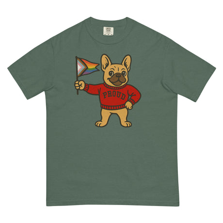 Varsity Pride Puppy (Boxy Tee)-Boxy T-Shirt-Swish Embassy