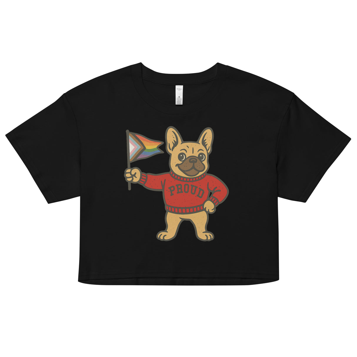 Varsity Pride Puppy (Crop Top)-Crop Top-Swish Embassy