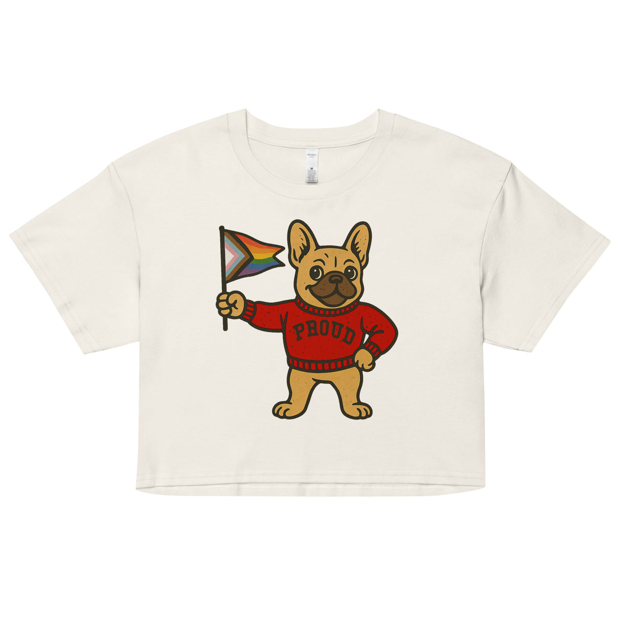 Varsity Pride Puppy (Crop Top)-Crop Top-Swish Embassy