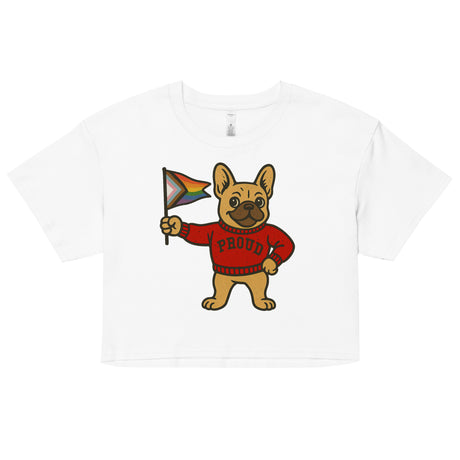 Varsity Pride Puppy (Crop Top)-Crop Top-Swish Embassy