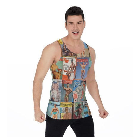 Vintage Beefcake (Allover Tank Top)-Allover Tank Top-Swish Embassy