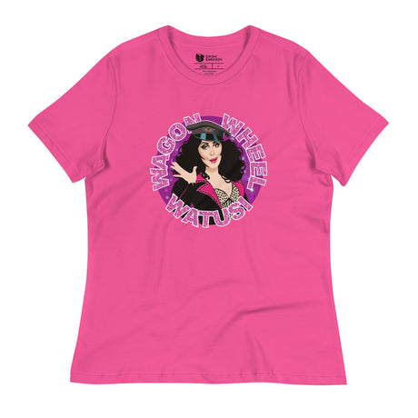 Wagon Wheel Watusi (Women's Relaxed T-Shirt)-Women's T-Shirts-Swish Embassy