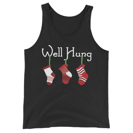 Well Hung Stocking (Tank Top)-Christmas Tank Tops-Swish Embassy