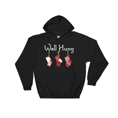 Well Hung Stockings (Hoodie)-Christmas Hoodies-Swish Embassy