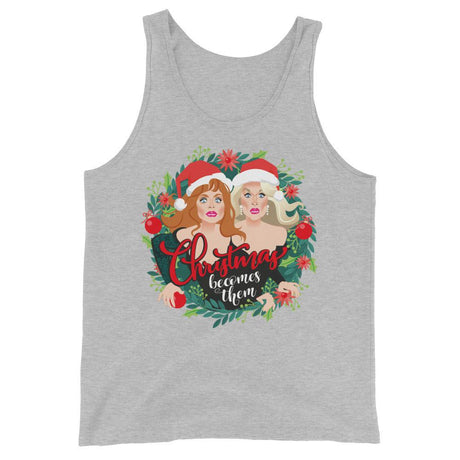 Xmas Becomes Them (Tank Top)-Christmas Tank Tops-Swish Embassy