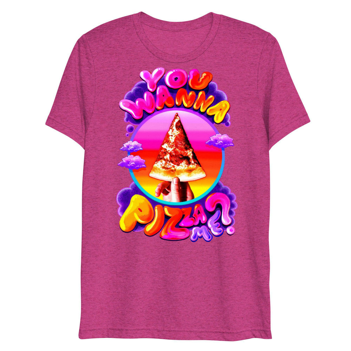 You Wanna Pizza Me? (Triblend)-Triblend T-Shirt-Swish Embassy