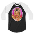Spin Me Right Round (Raglan) - Black/White
