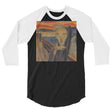 Strike a Scream (Raglan) - Black/White