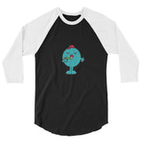 Little Mr. K-Hole (Raglan) - Black/White