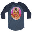 Spin Me Right Round (Raglan) - Heather Denim/Navy