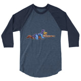 Ambiguously Gay (Raglan) - Heather Denim/Navy