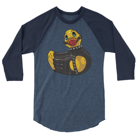 Rubber Ducky (Raglan) - Heather Denim/Navy