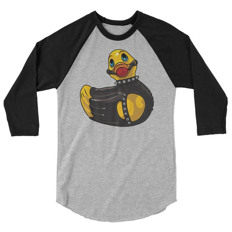 Rubber Ducky (Raglan) - Heather Grey/Black