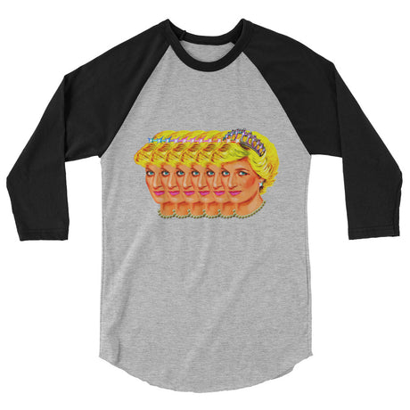 Side-Di (Raglan) - Heather Grey/Black