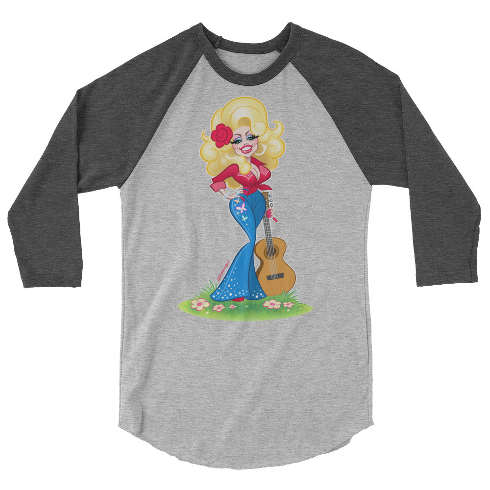 Smoky Mountain Glam (Raglan) - Heather Grey/Heather Charcoal