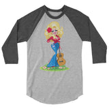 Smoky Mountain Glam (Raglan) - Heather Grey/Heather Charcoal