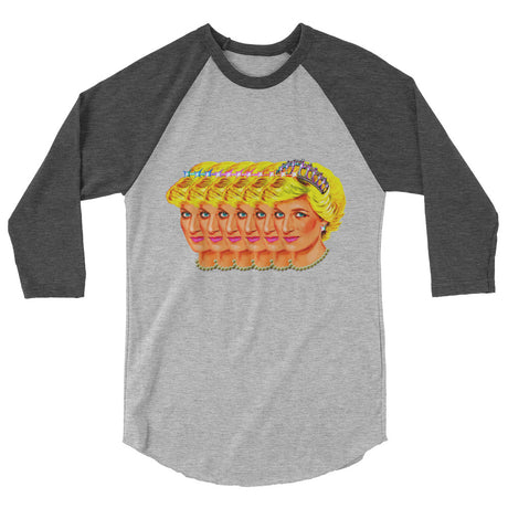 Side-Di (Raglan) - Heather Grey/Heather Charcoal