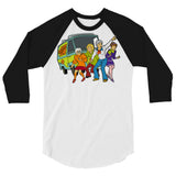 Golden Machine (Raglan) - White/Black