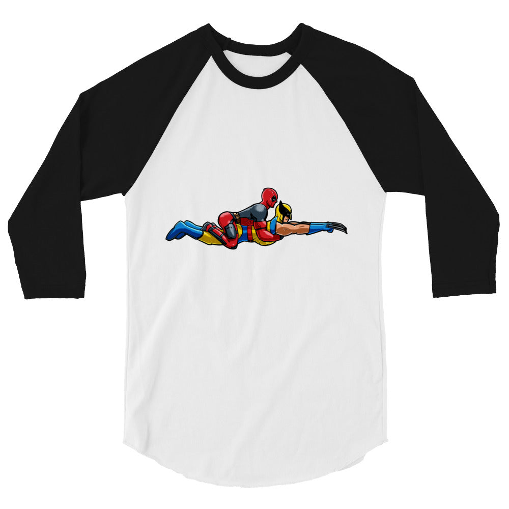 Ambiguously Gay (Raglan) - White/Black