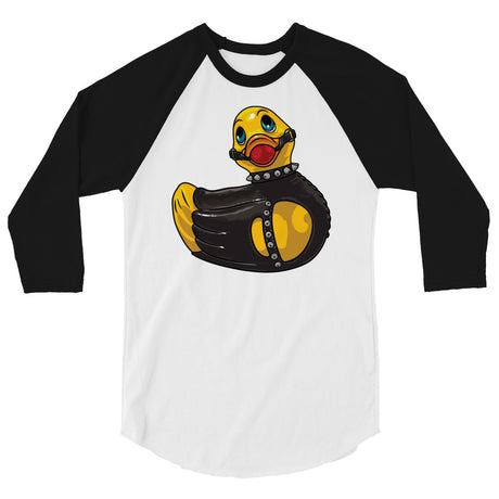Rubber Ducky (Raglan) - White/Black