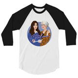 Cerulean (Raglan) - White/Black