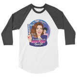 Just So You Know (Raglan) - White/Heather Charcoal