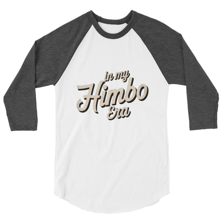 In My Himbo Era (Raglan) - White/Heather Charcoal