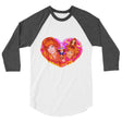 Fancy Like This (Raglan) - White/Heather Charcoal