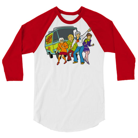 Golden Machine (Raglan) - White/Red
