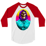 By the Power of Glitter (Raglan) - White/Red