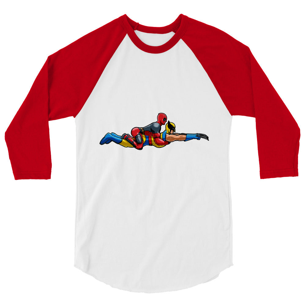 Ambiguously Gay (Raglan) - White/Red