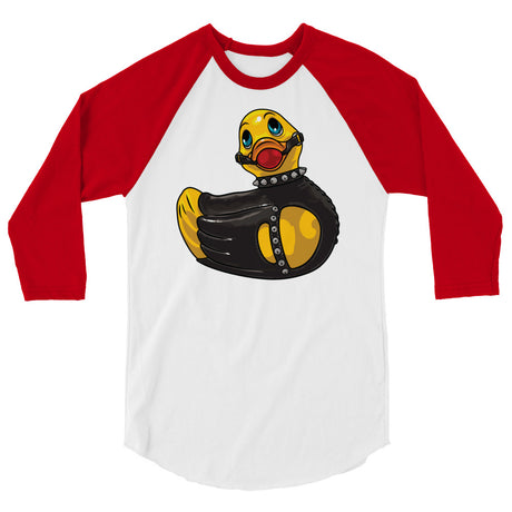Rubber Ducky (Raglan) - White/Red