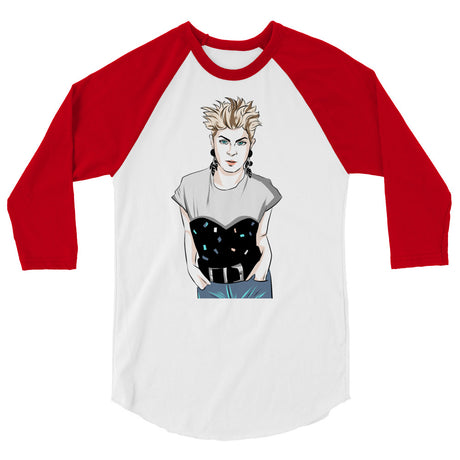 Robyn (Raglan) - White/Red