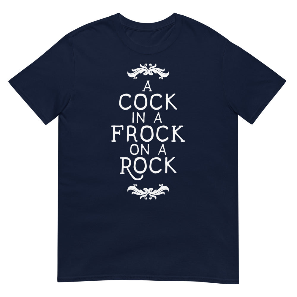 A Cock in a Frock on a Rock (Daily Dozen) - Navy