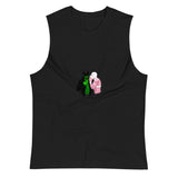 Elpha Pup (Muscle Shirt) - Black