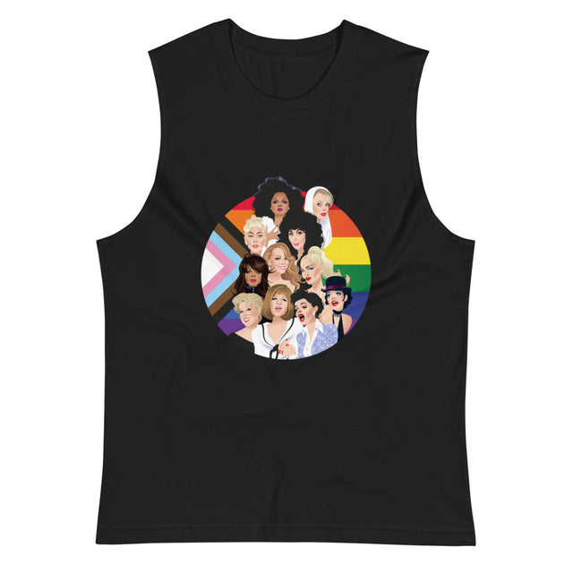 Pride Divas (Muscle Shirt) - Black