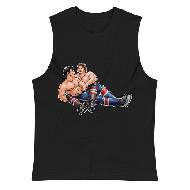 Down to Puck (Muscle Shirt) - Black