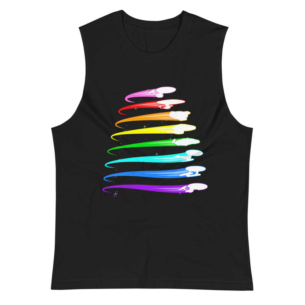 Pride Fleet (Muscle Shirt) - Black