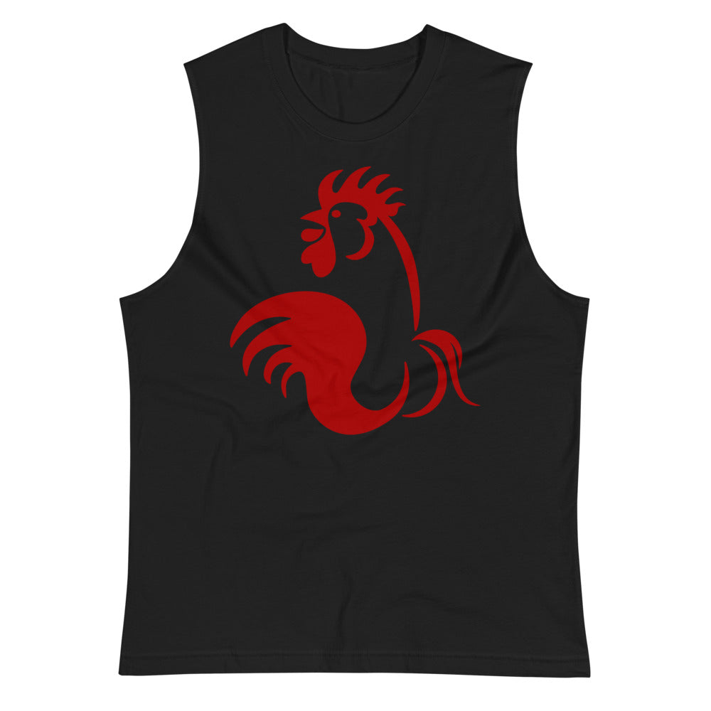 Fowl Illusion (Muscle Shirt) - Black