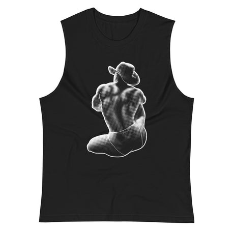 Bikini Cowboy (Muscle Shirt) - Black
