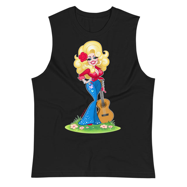 Smoky Mountain Glam (Muscle Shirt) - Black