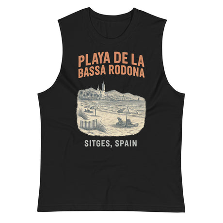 Playa de la Bassa Rodone (Muscle Shirt) - Black