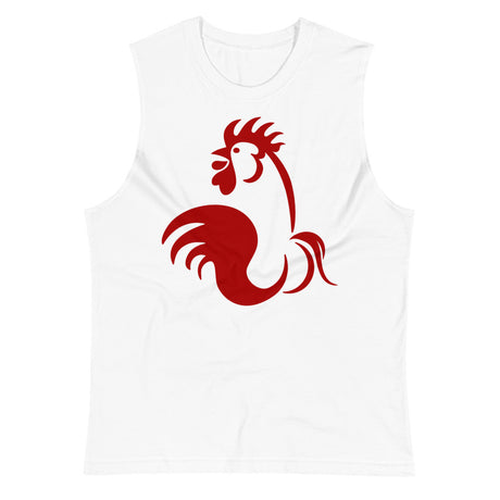 Fowl Illusion (Muscle Shirt) - White