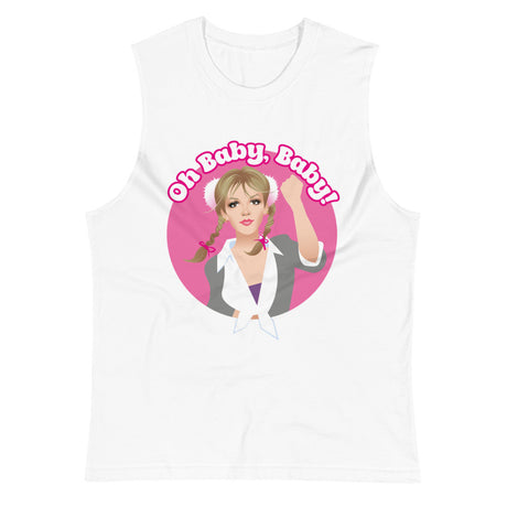 Oh Baby (Muscle Shirt) - White