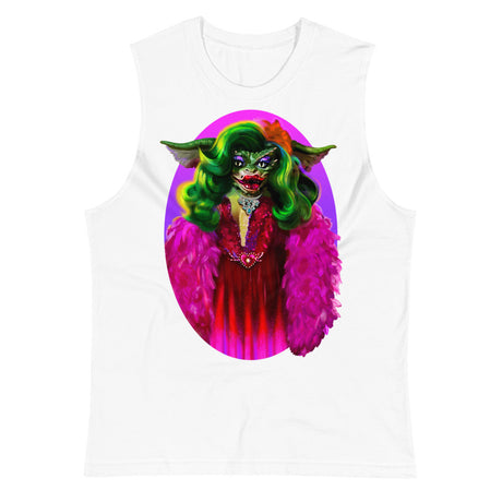 Greta Glamazon (Muscle Shirt) - White