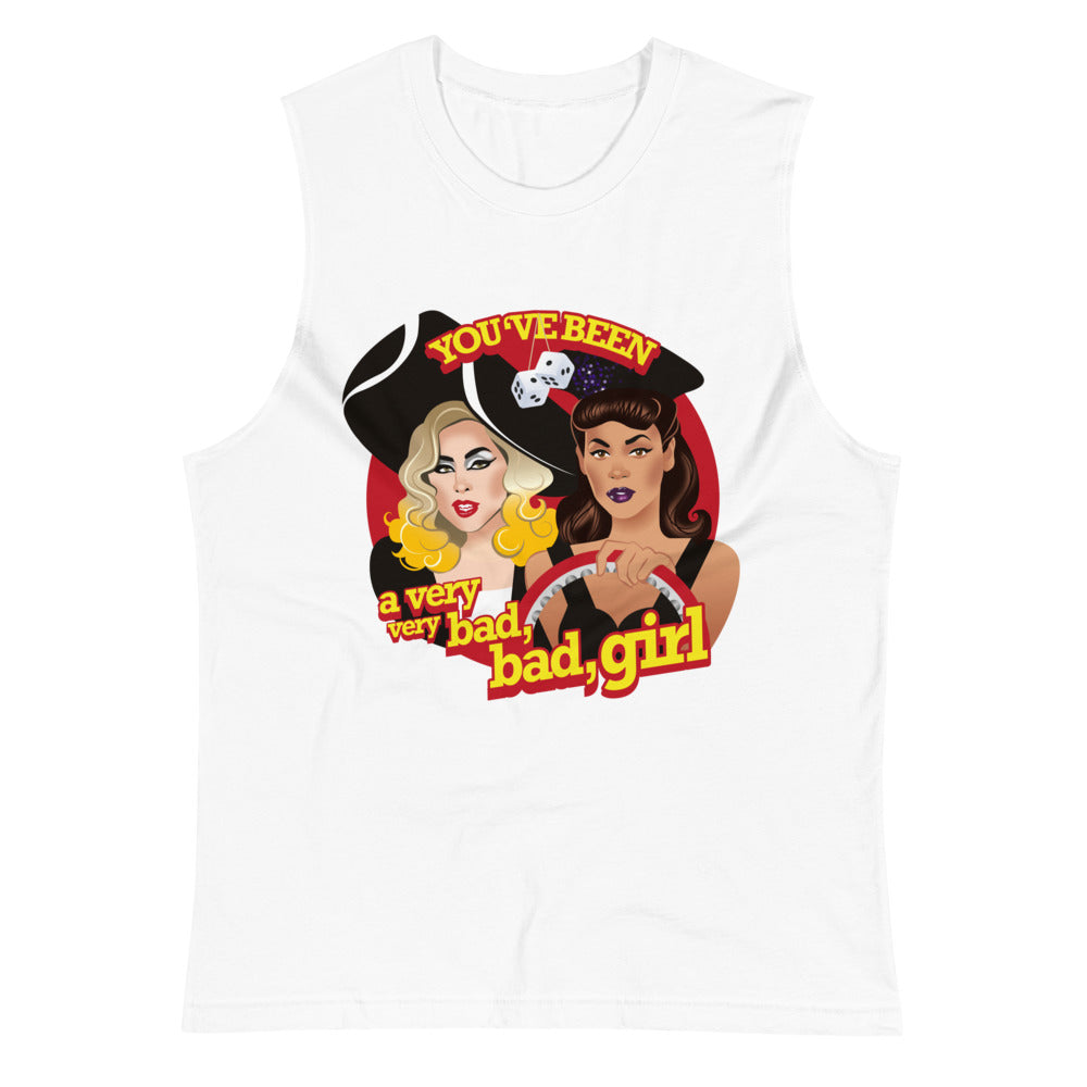 Bad Girl (Muscle Shirt) - White