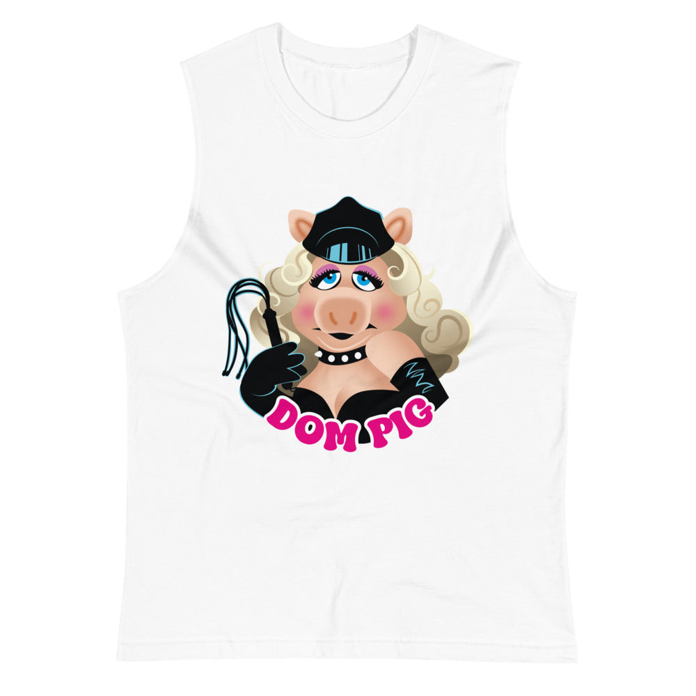 Dom Pig (Muscle Shirt) - White