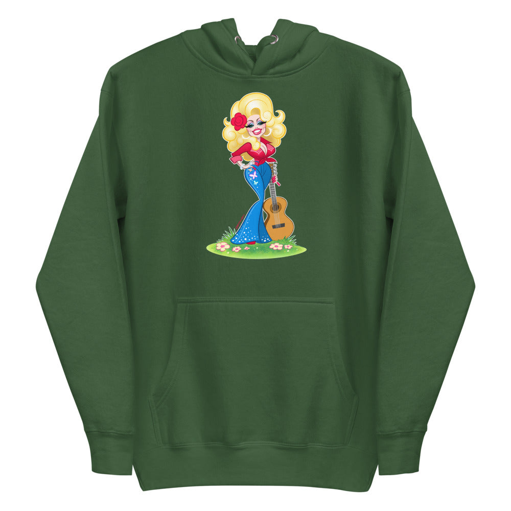 Smoky Mountain Glam (Hoodie) - Forest Green