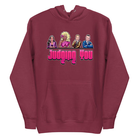 Vous juger (Hoodie) - Maroon